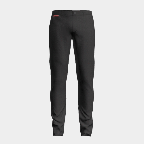 PRE ORDER | Men's Contrast Coin Pocket Chino - Black/Pink