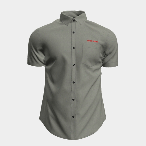 PRE ORDER | Men's Short Sleeve Shirt - Grey