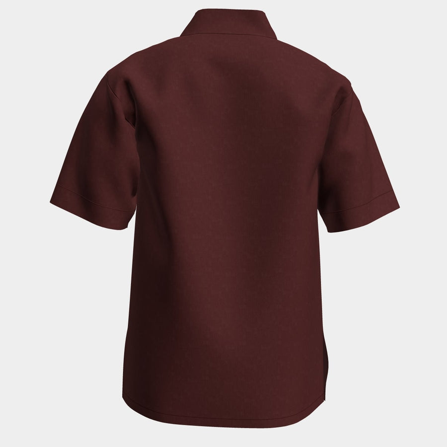 PRE ORDER | Women's High V-neck Scrub - Burgundy