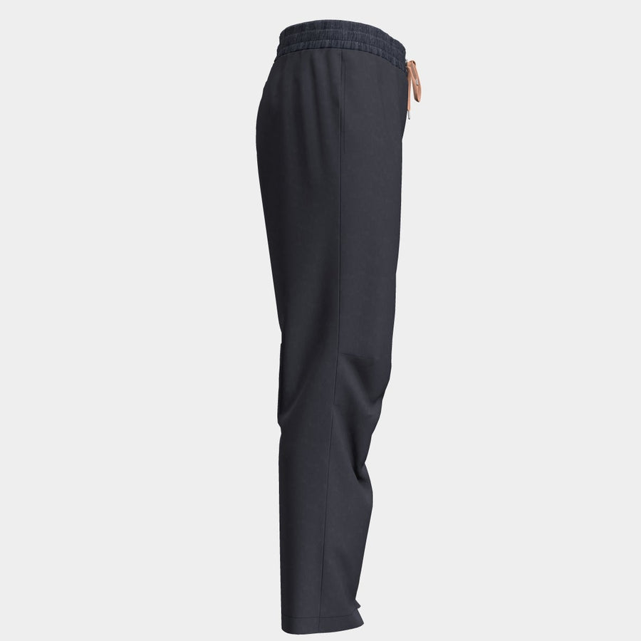 PRE ORDER | Women's Comfort Pants with Contrast Draw String - Navy/Pink