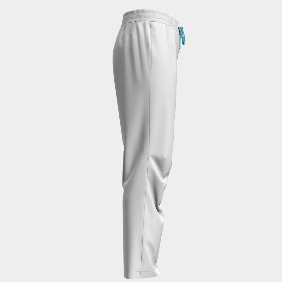 PRE ORDER | Women's Comfort Pants with Contrast Draw String - Off White/Blue